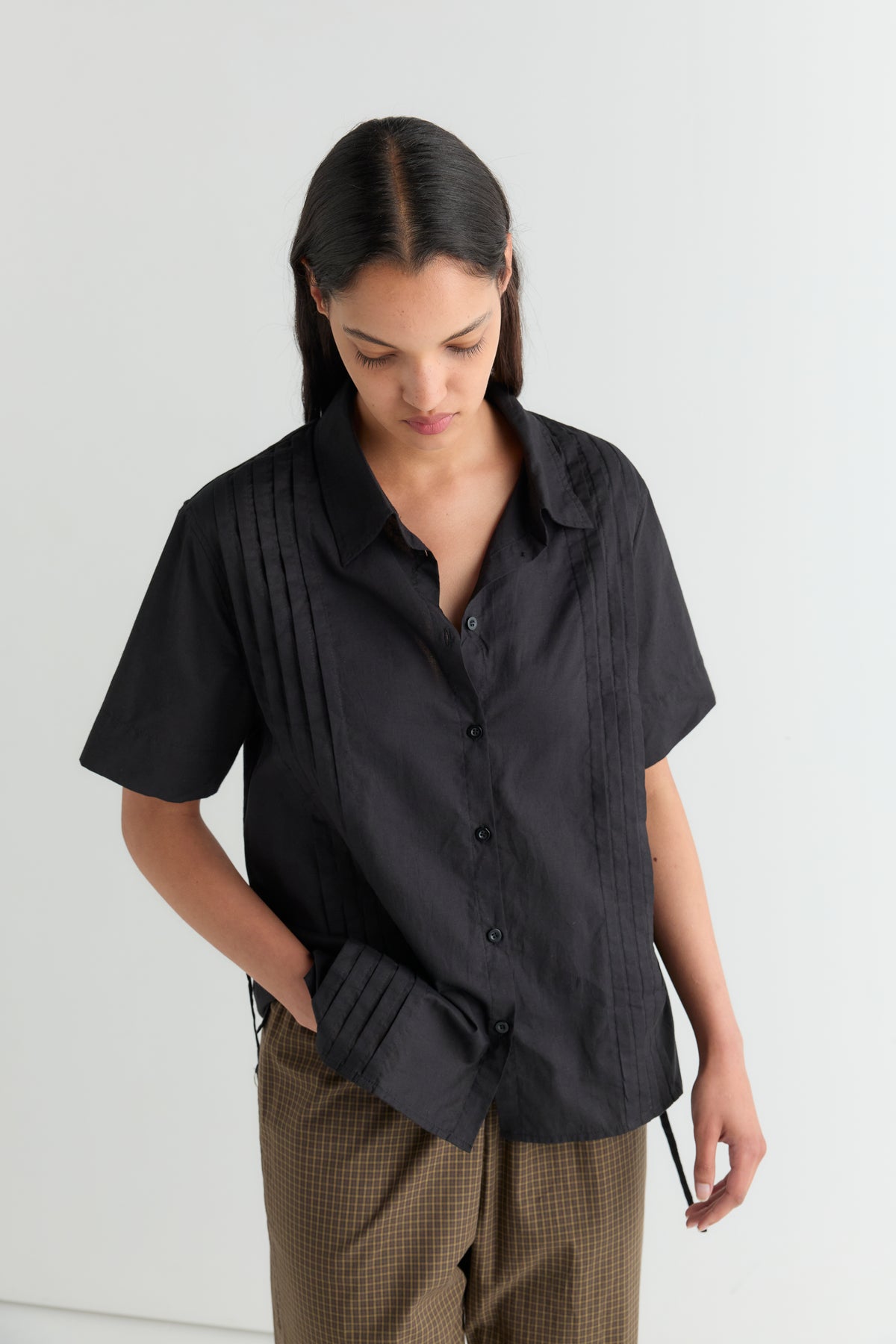 Ease Trouser - Garden Check