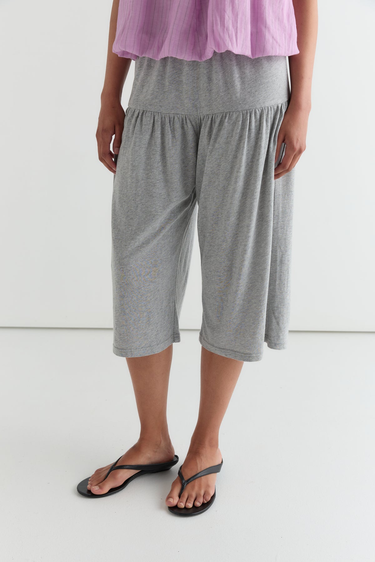 Mid Jersey Lounger - Grey