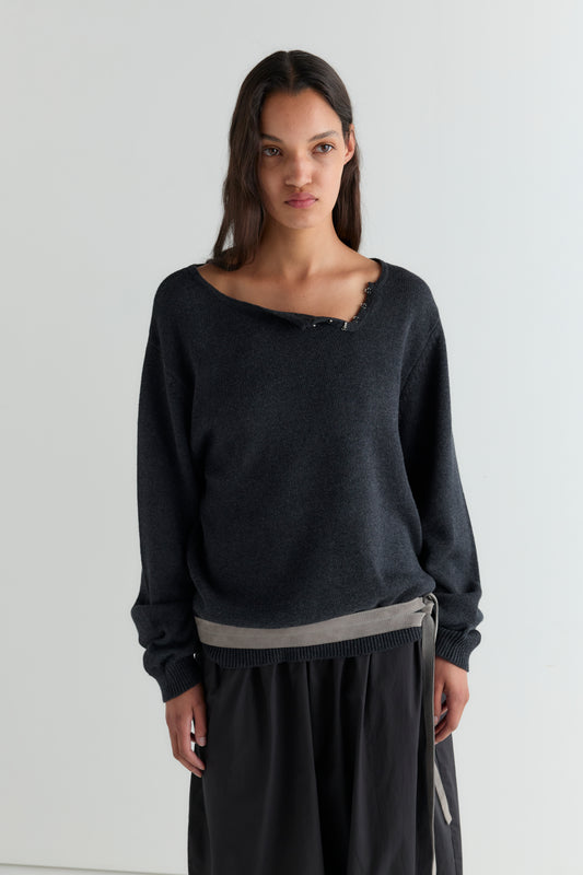 Open Knit - Grey