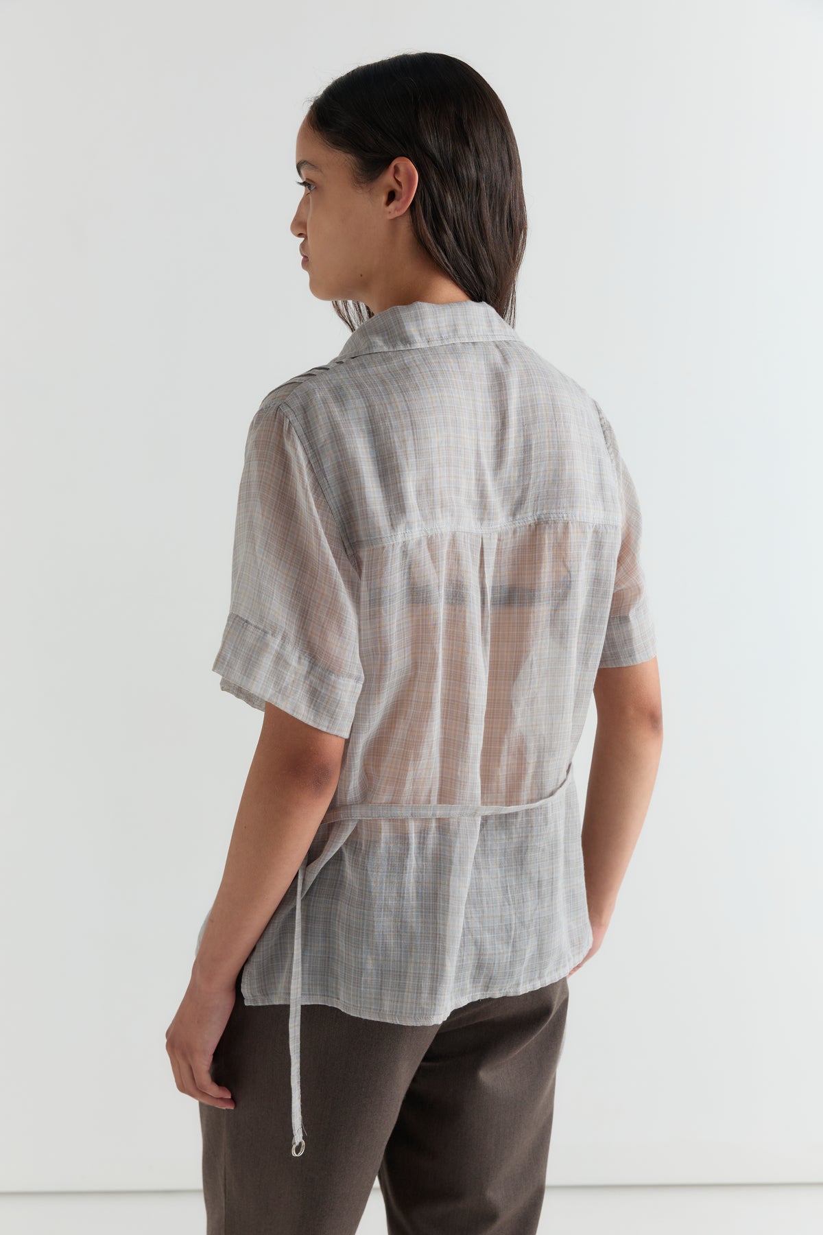 Linear Shirt - Honey Check