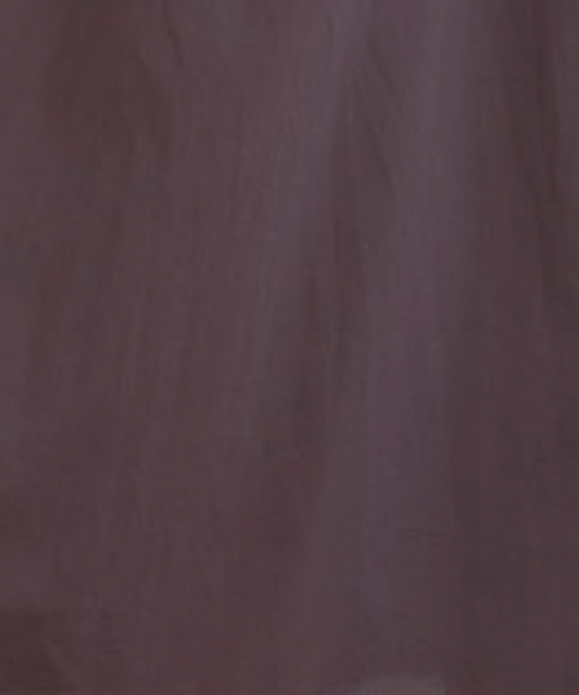 A close-up of the delicate, sheer texture and slight translucency of the Pintuck Dress - Raisin, reflecting the refined finish characteristic of this Deiji Studios organic cotton piece.