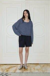 Button Short - Black