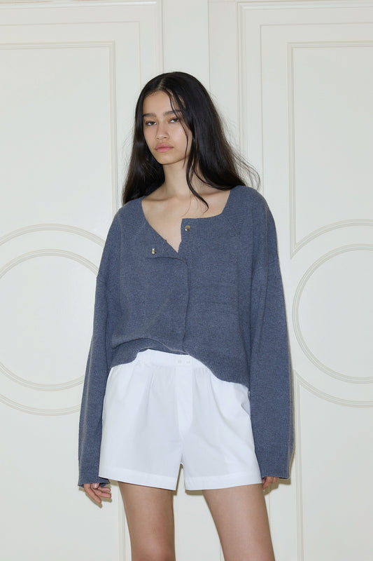 Press Cardigan - Haze Blue