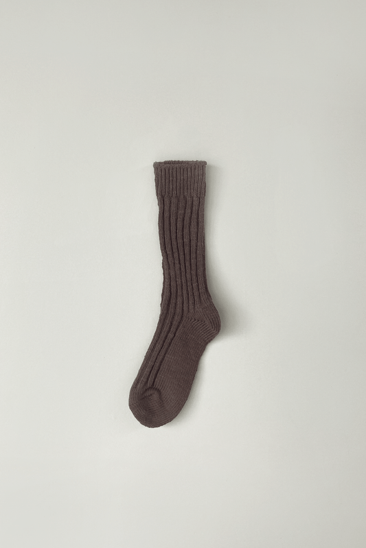 the woven sock - clove by Deiji Studios against plain background