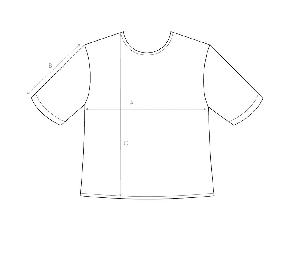 Garment sizing diagram