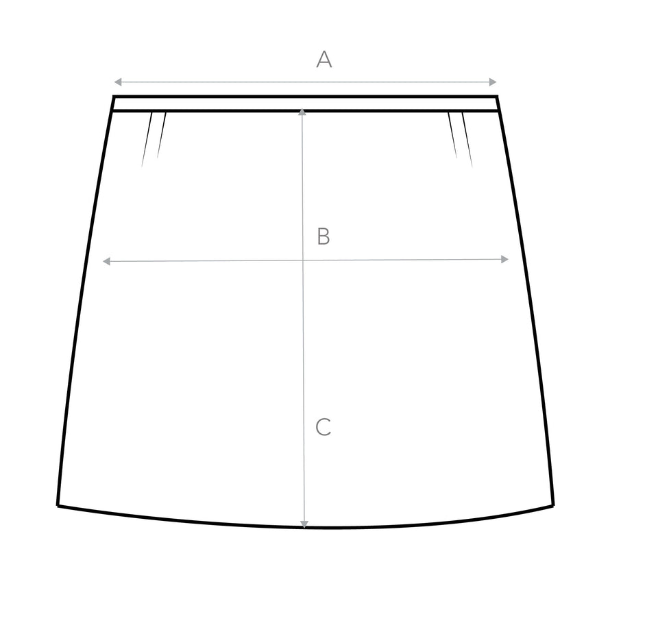 Garment sizing diagram