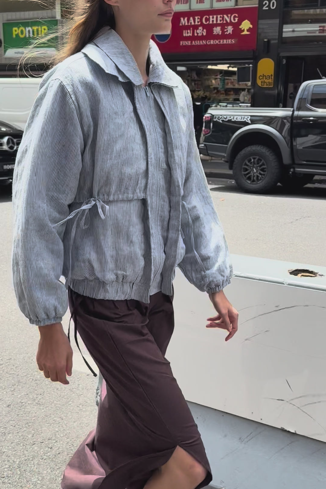 トップス deres double layered shirt jacket Mariela/double layered shirt jacket – deres.online