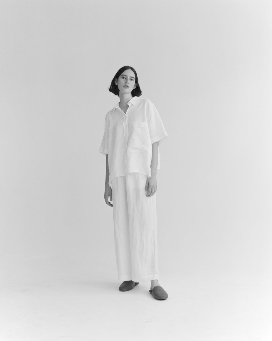 the soft leather slide - chestnut