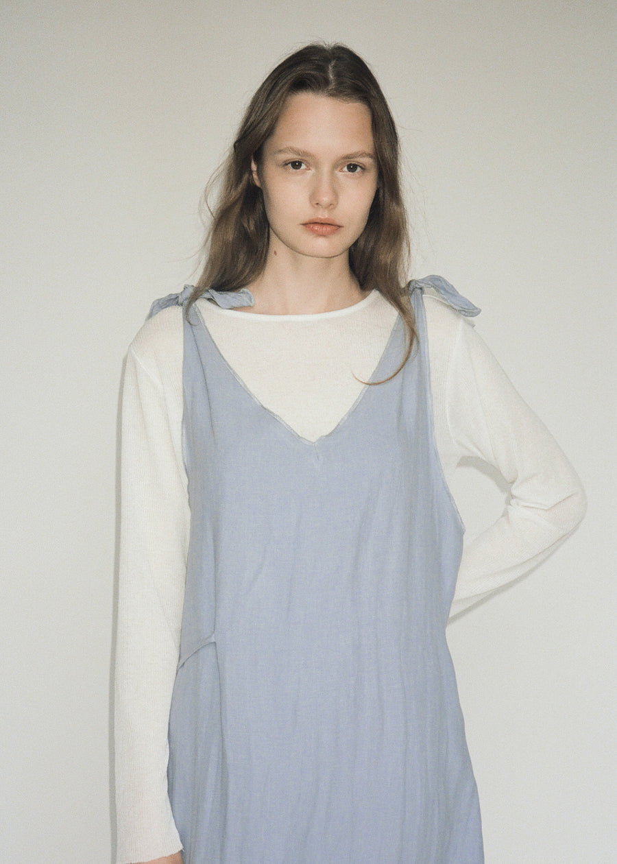 the knot dress - cornflower