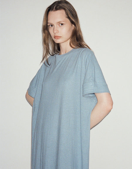 the jersey tee dress - cloud | Deiji Studios