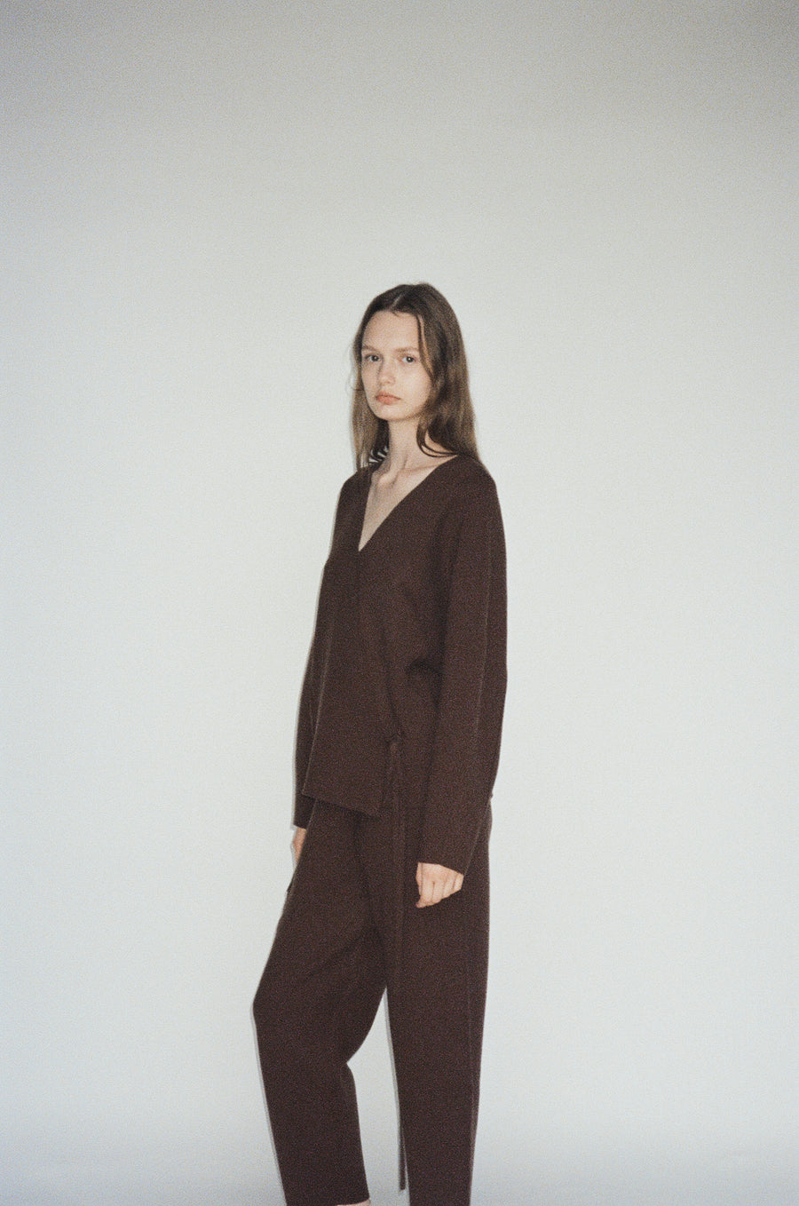 the curved leg pant - cocoa