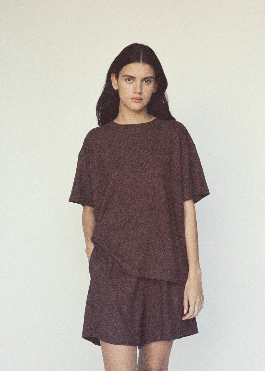 the notes tee - brown