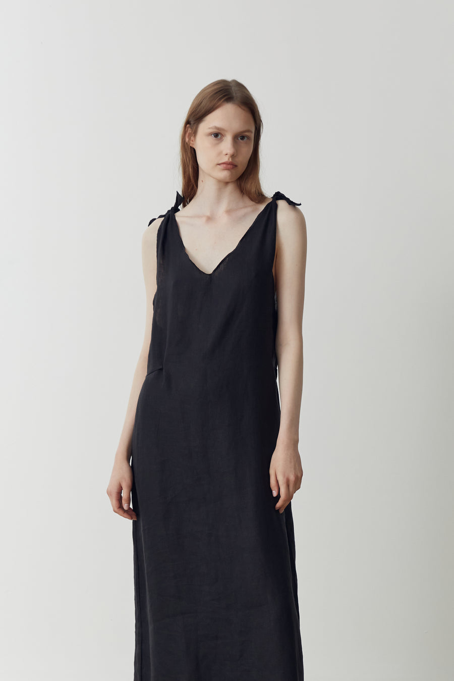 the knot dress - deep black