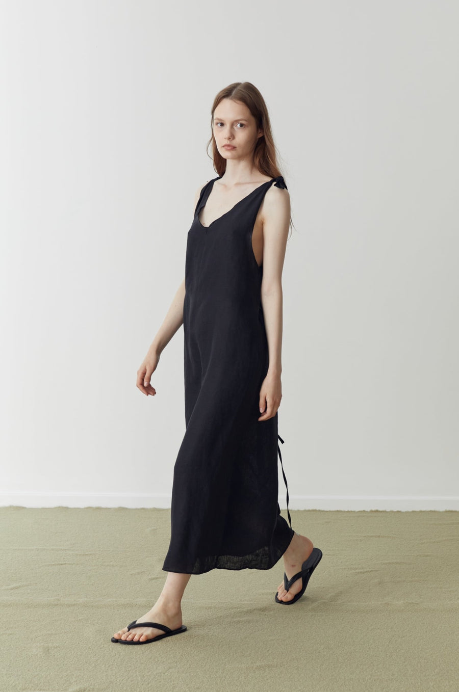 the knot dress - deep black