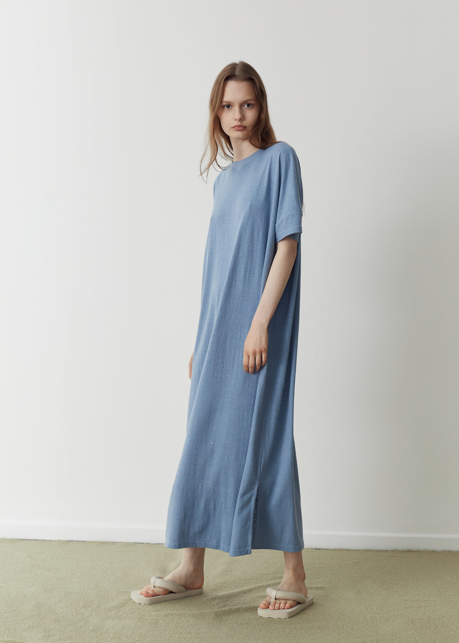 the jersey tee dress - cloud