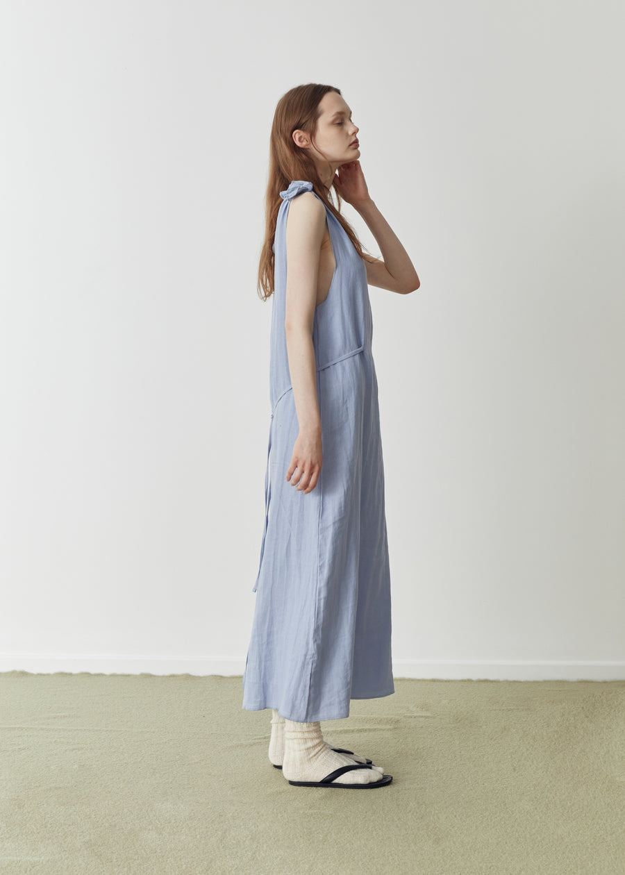 the knot dress - cornflower
