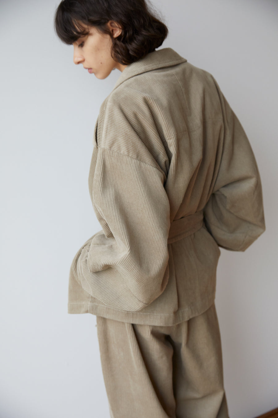 the cord house coat - stone