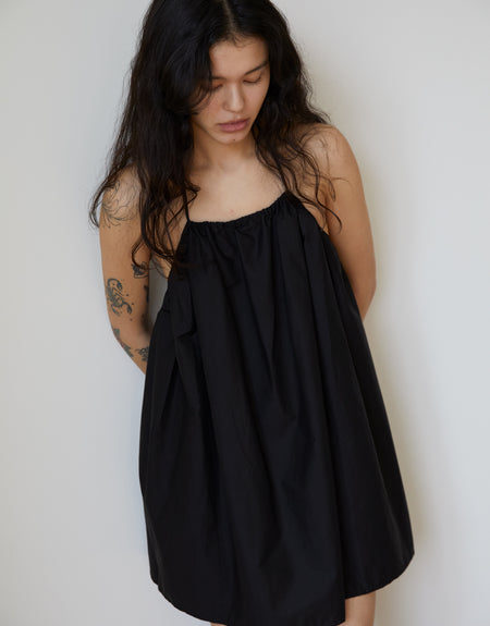 the halter dress - black | Deiji Studios