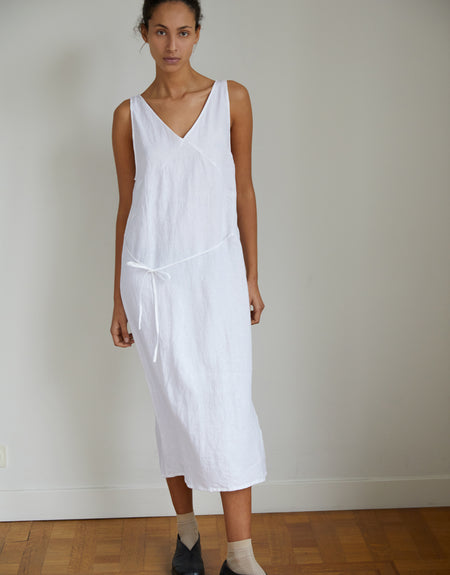 the slip dress - white | Deiji Studios