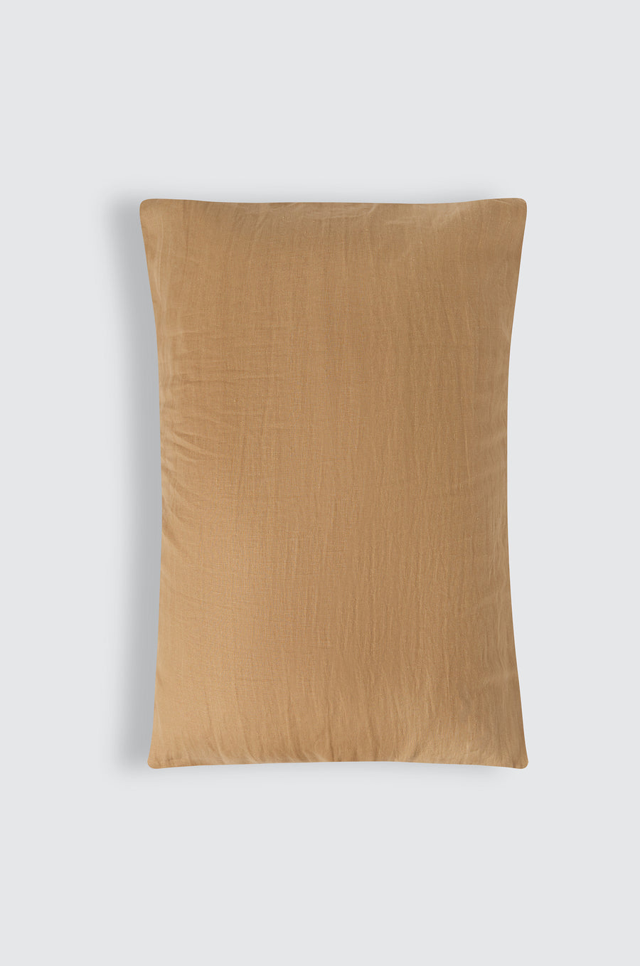 linen pillow slips in walnut
