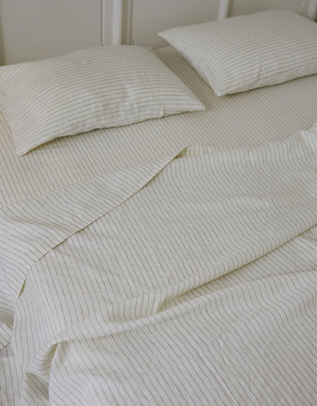 Pillow slip set - Botanical Stripe | Deiji Studios