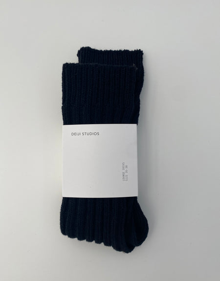 the woven sock - black | Deiji Studios