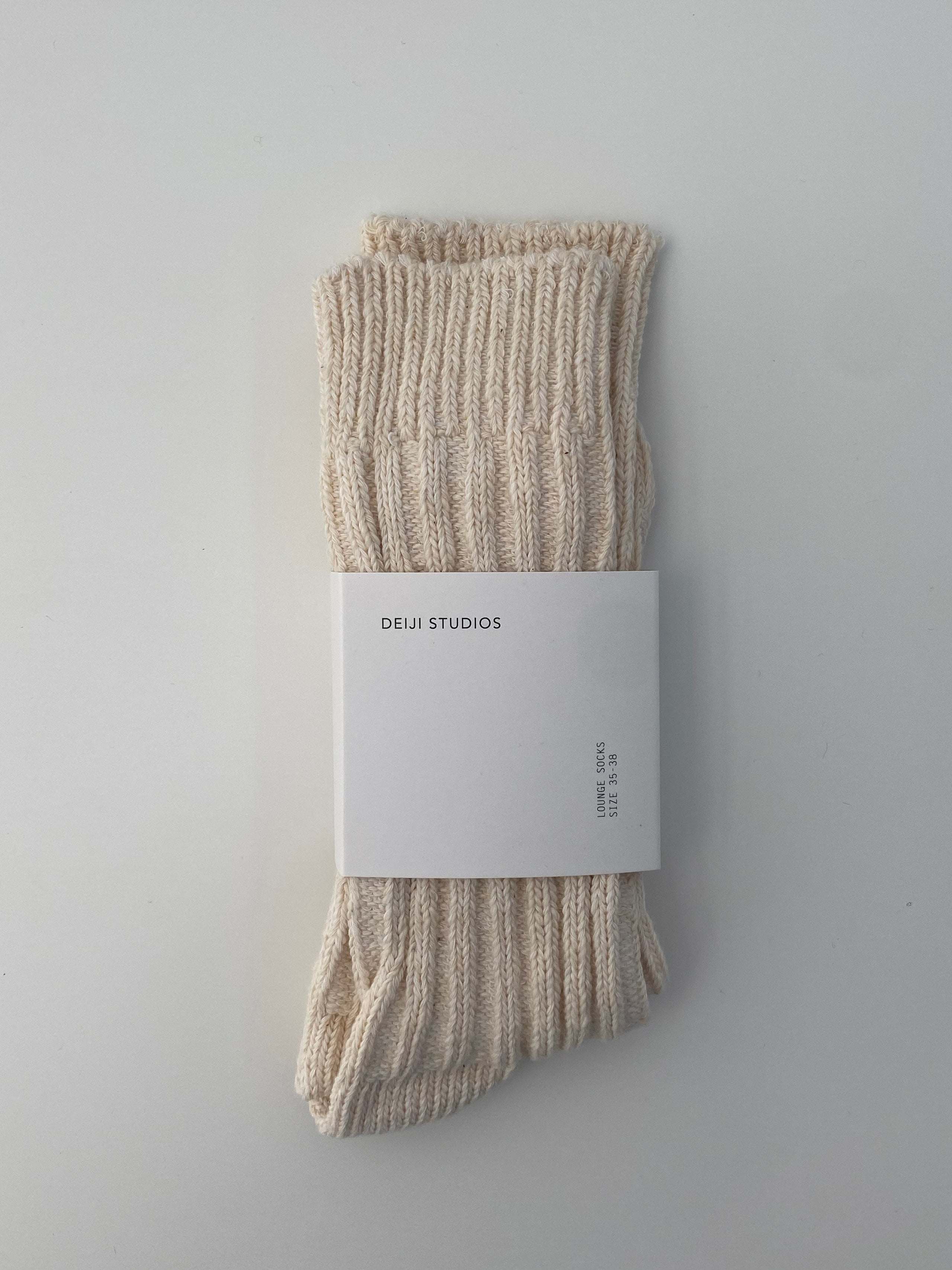 the woven sock - cream – Deiji Studios