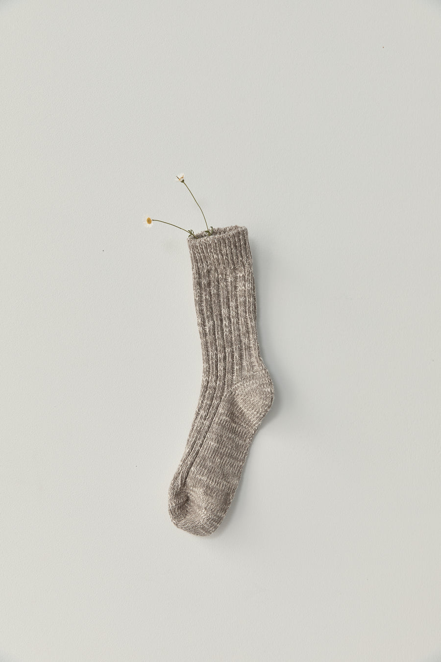 the woven sock - fog